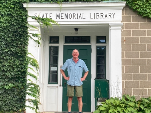 Mark Barry at Slate Memorial Library