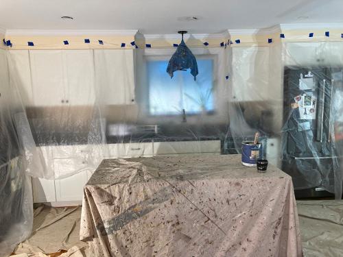 Mark Barry Painting Greenfield Kitchen Remodel Before